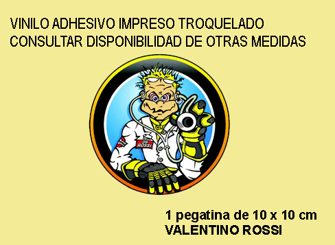 Pegatina THE DOCTOR ROSSI ROUND REF: FD331