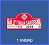Aufkleber-MASSENVERSAMMLUNG ITALIEN  RALLY ITALIA 2014 WIEDER: DP422.