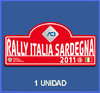 Pegatina RALLY ITALIA SARDEGNA 2011 REF: DP536
