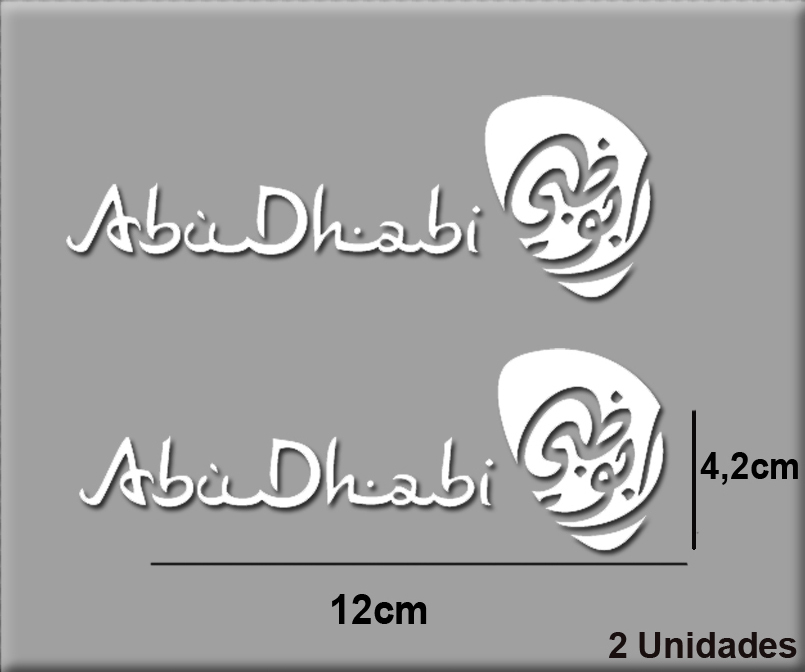 PEGATINA STICKER VINILO Abu Dhabi Abudhabi autocollant aufkleber adesivi 