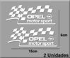 STICKERS OPEL MOTOR SPORT REF: R58