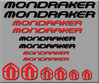 STICKERS KIT MONDRAKER BIKES COLOUR COMBINATION REF: R0180