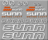 STICKERS SUNN BIKE SPORT COLOUR COMBINATION REF: R0189