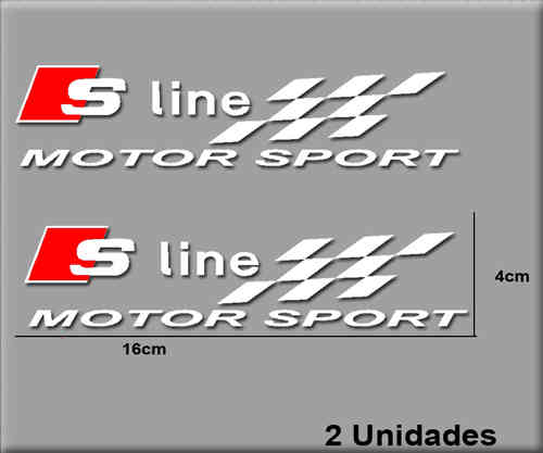 STICKERS AUDI S LINE MOTOR SPORT REF: R178