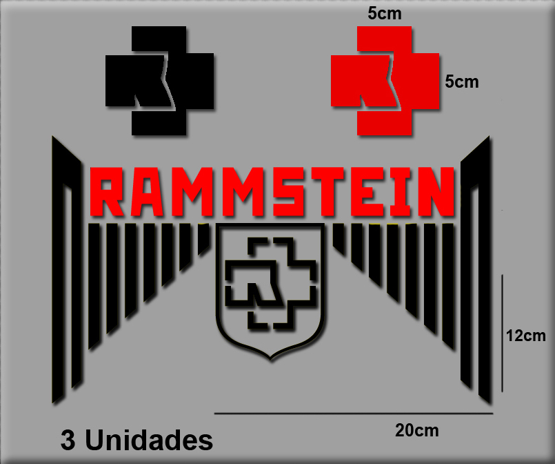 Autocollant Rammstein Logo