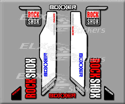 STICKERS ROCK SHOX BOXXER BIKE REF: R234