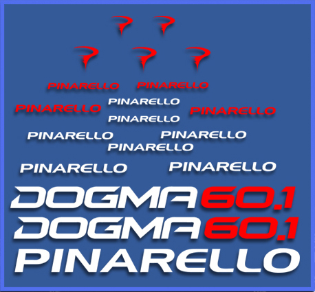 STICKERS PINARELLO DOGMA 60.1 REF: DR1095