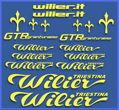 STICKERS WILIER GTR GREAT TOURISM REF: DR1111