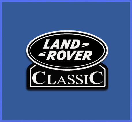 Un autocollant LAND ROVER CLASSIC REFORT  : DP1093