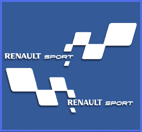 STICKERS RENAULT SPORT RS 33 REF: DR1018
