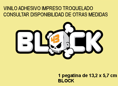 Pegatina KEN BLOCK 43 RALLY REF: FD321