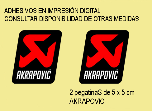 Pegatinas AKRAPOVIC REF: FD102