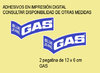 Pegatinas GAS BLUE JEANS REF: FD129