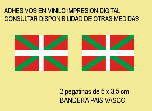 STICKERS FLAG PAÍS VASCO REF: FD138