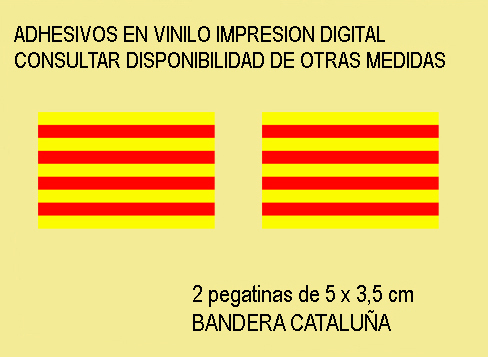 STICKERS FLAG CATALUÑA REF: FD139