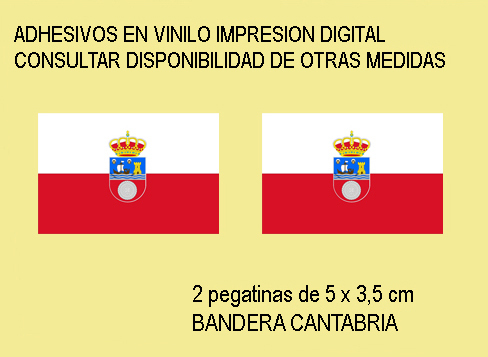 STICKERS FLAG CANTABRIA REF: FD142