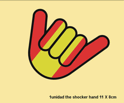 STICKER THE SHOCKER HAND SPAIN ESPAÑA REF: PD175