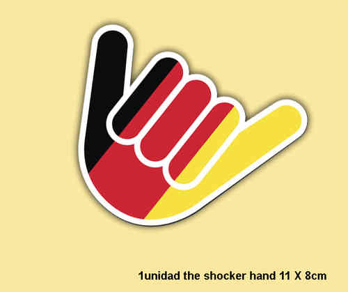 STICKER THE SHOCKER HAND GERMANY REF: PD176