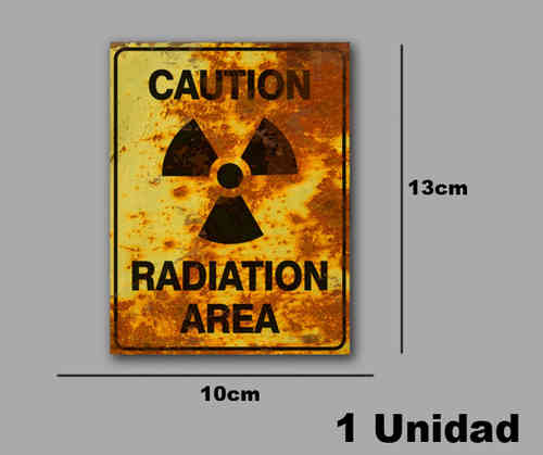 STICKER NUCLEAR DANGER RADIOACTIVE REF: PD429