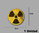 STICKER SYMBOL NUCLEAR DANGER RADIOACTIVE REF: PD431