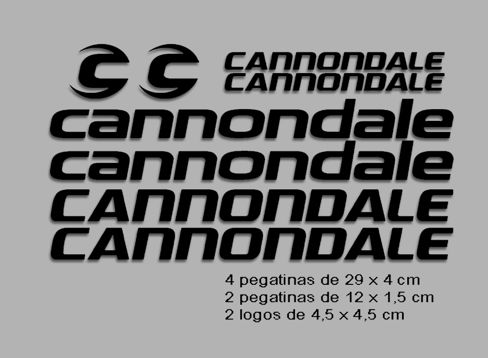 Cannondale R900 Bicicleta Calcomanías n.942 Pegatinas-Negro 