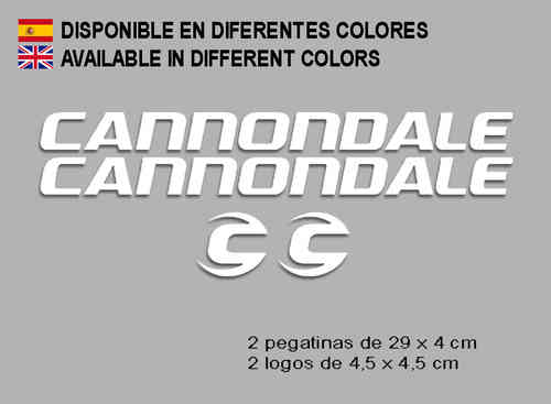 Pegatinas CANNONDALE REF: F118