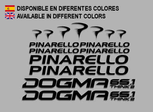 STICKERS PINERELLO DOGMA 65.1 REF: F166