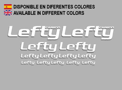 STICKERS LEFTY CARBON REF: F186