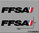 PEGATINA FFSA R0134 STICKER DECAL AUFKLEBER AUTOCOLLANT VINYL ADESIVO TUNING