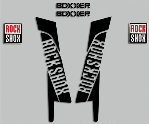 STICKERS ROCK SHOX BOXXER 2015 R276 DECALS AUFKLEBER AUTOCOLLANT ADESIVO